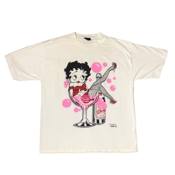 Vintage 1980’s Betty Boop “Champagne” t-shirt - Picture 1 of 5